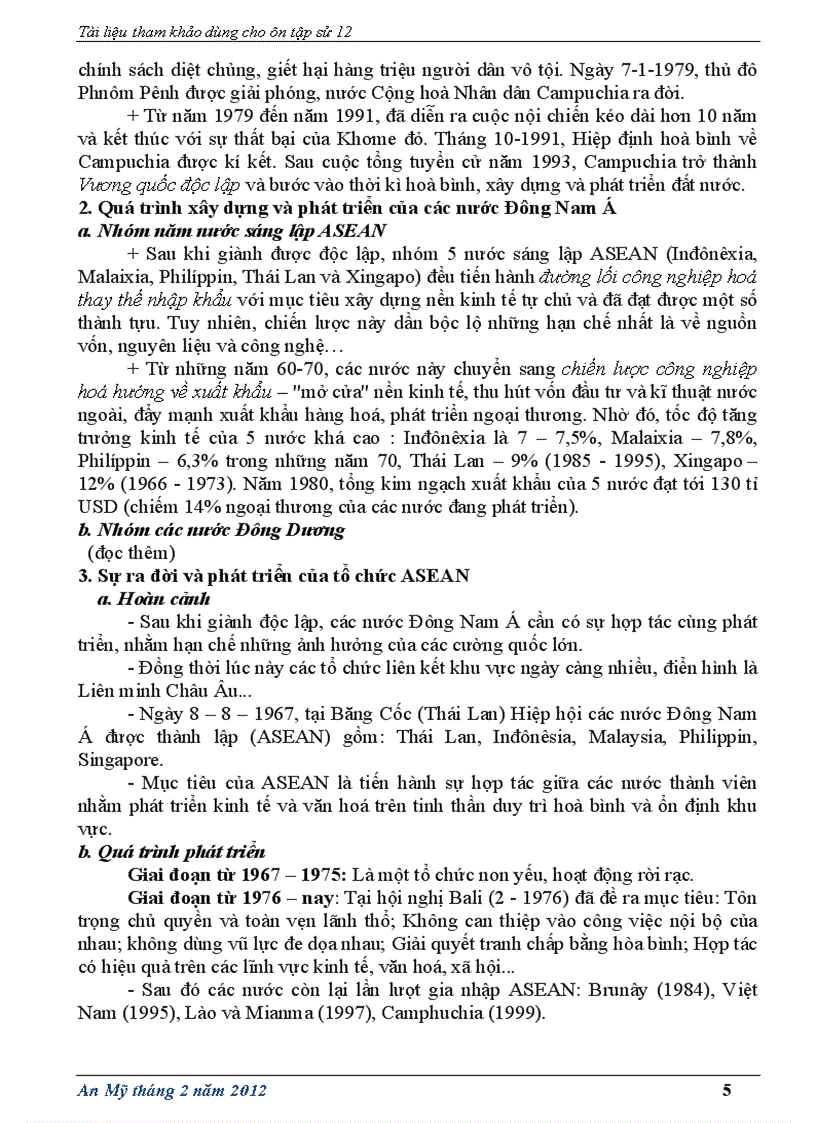 image for page Tài liệu ôn tập sử 12 tháng 2 năm 2012