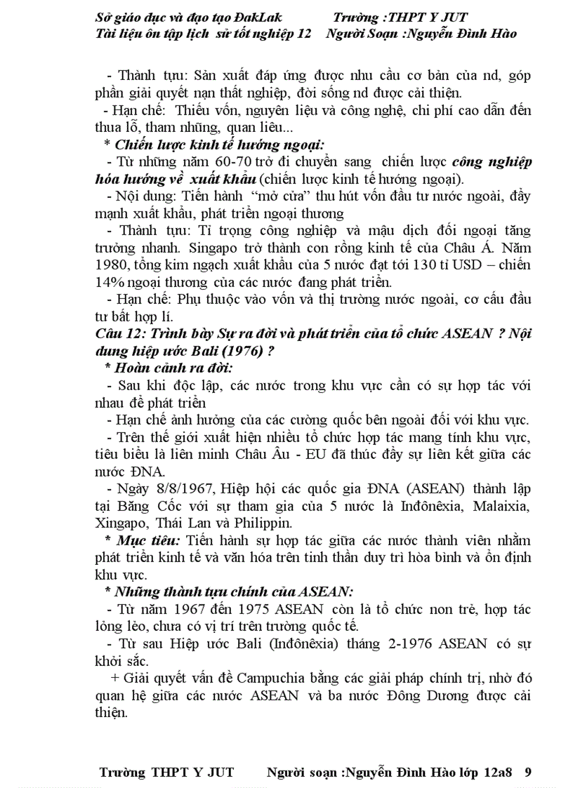 image for page Tài liêu ôn thi đại học tốt nghiệp môn lịch sử