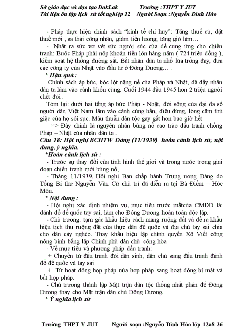 image for page Tài liêu ôn thi đại học tốt nghiệp môn lịch sử