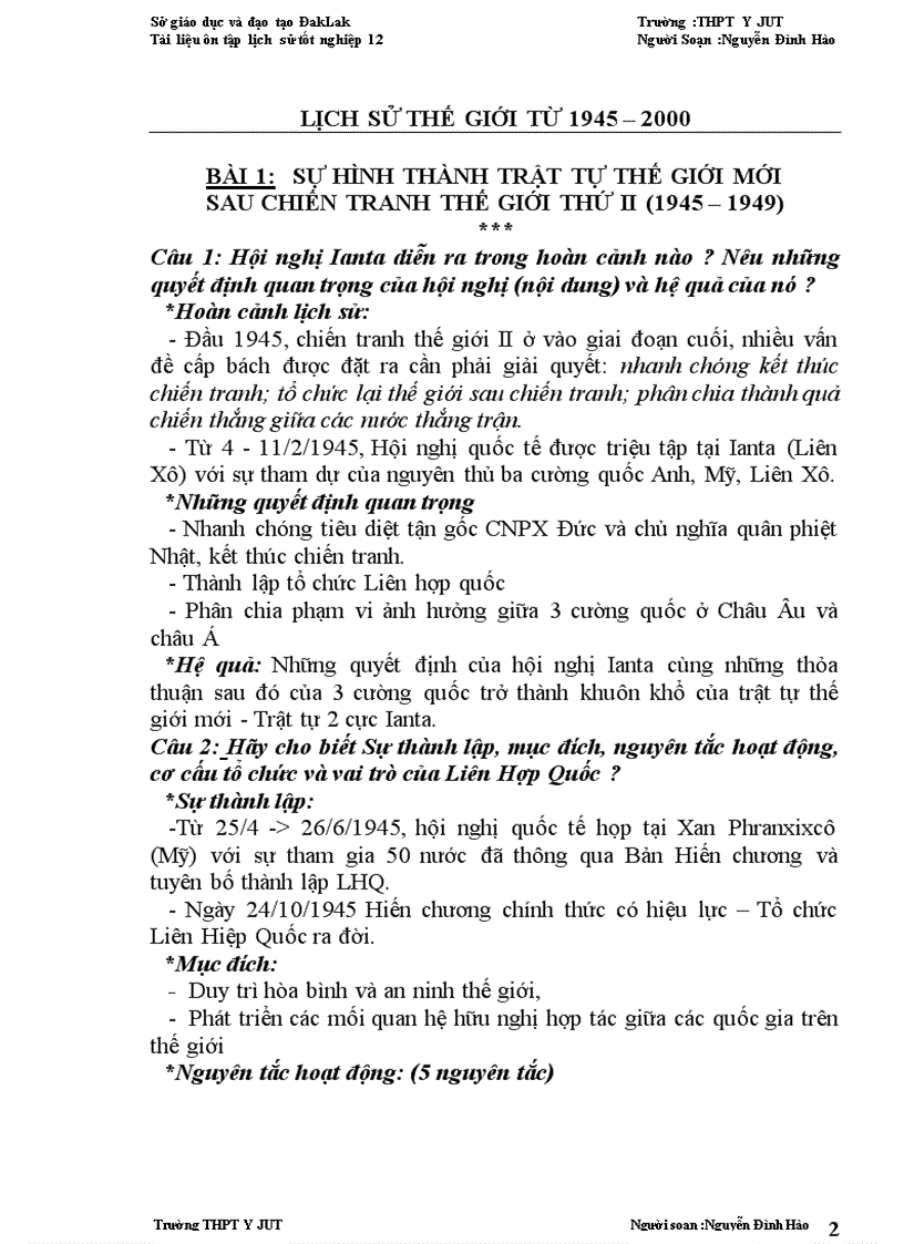 image for page Tài liệu ôn thi đại học tốt nghiệp