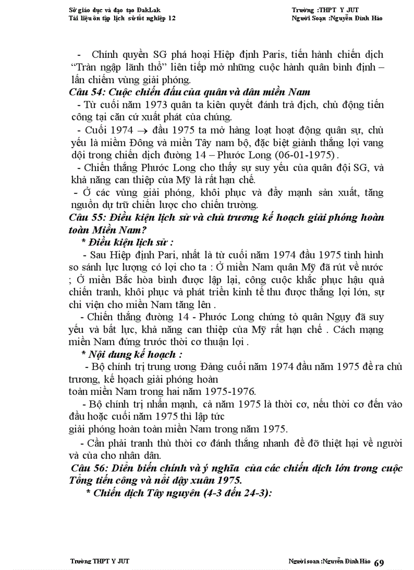 image for page Tài liệu ôn thi đại học tốt nghiệp