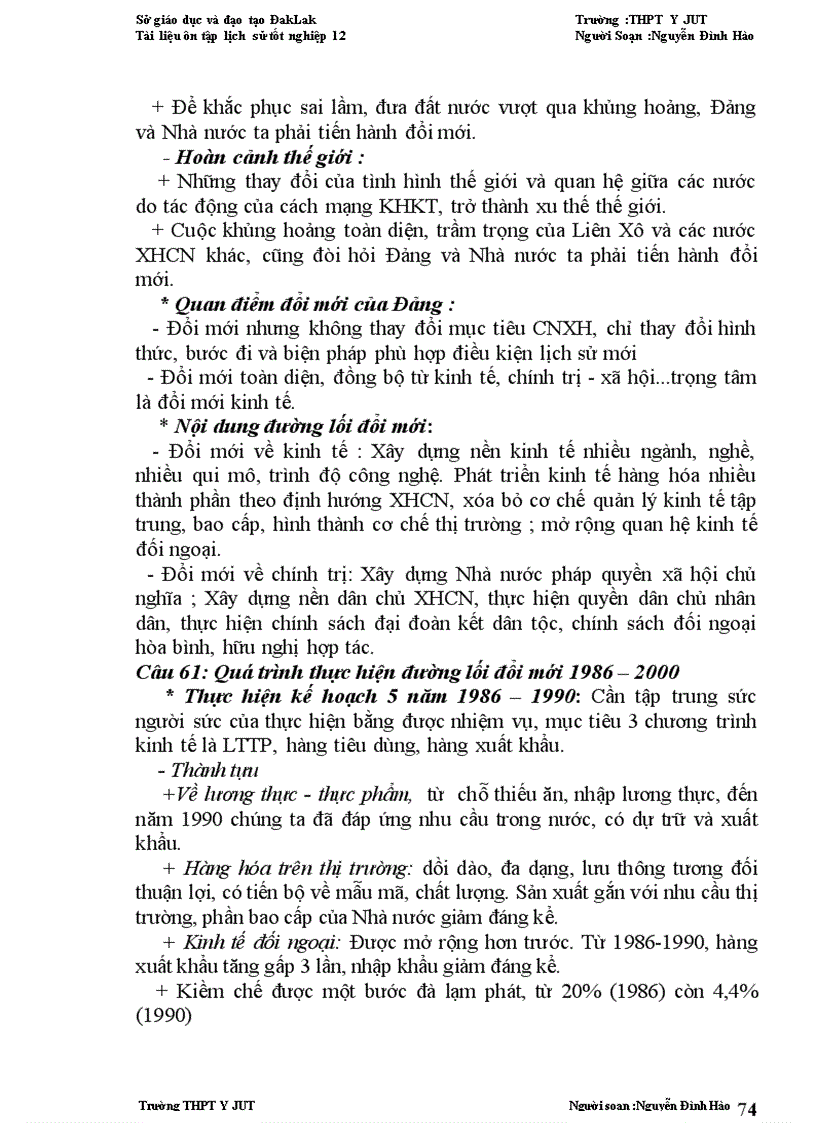 image for page Tài liệu ôn thi đại học tốt nghiệp