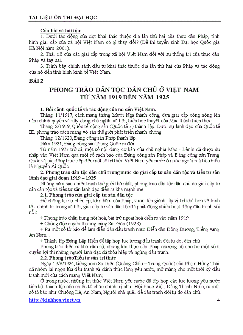 image for page Tài liệu ôn thi ĐH môn lịch sử