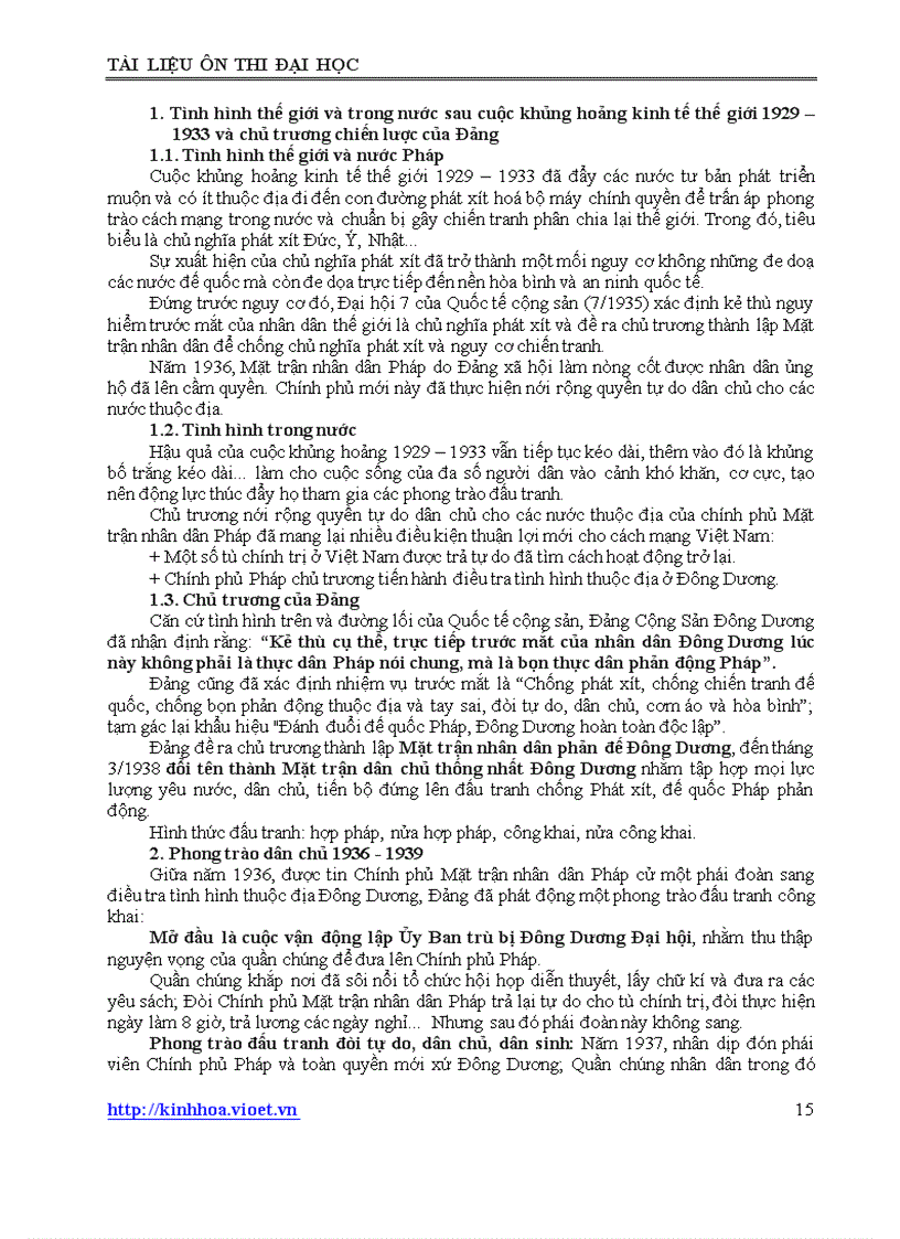 image for page Tài liệu ôn thi ĐH môn lịch sử