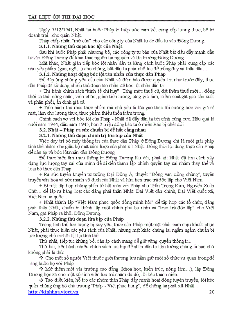 image for page Tài liệu ôn thi ĐH môn lịch sử