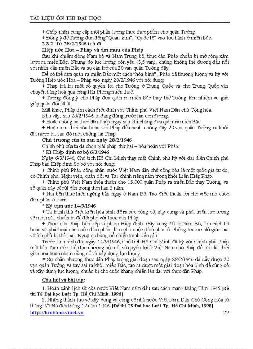 image for page Tài liệu ôn thi ĐH môn lịch sử