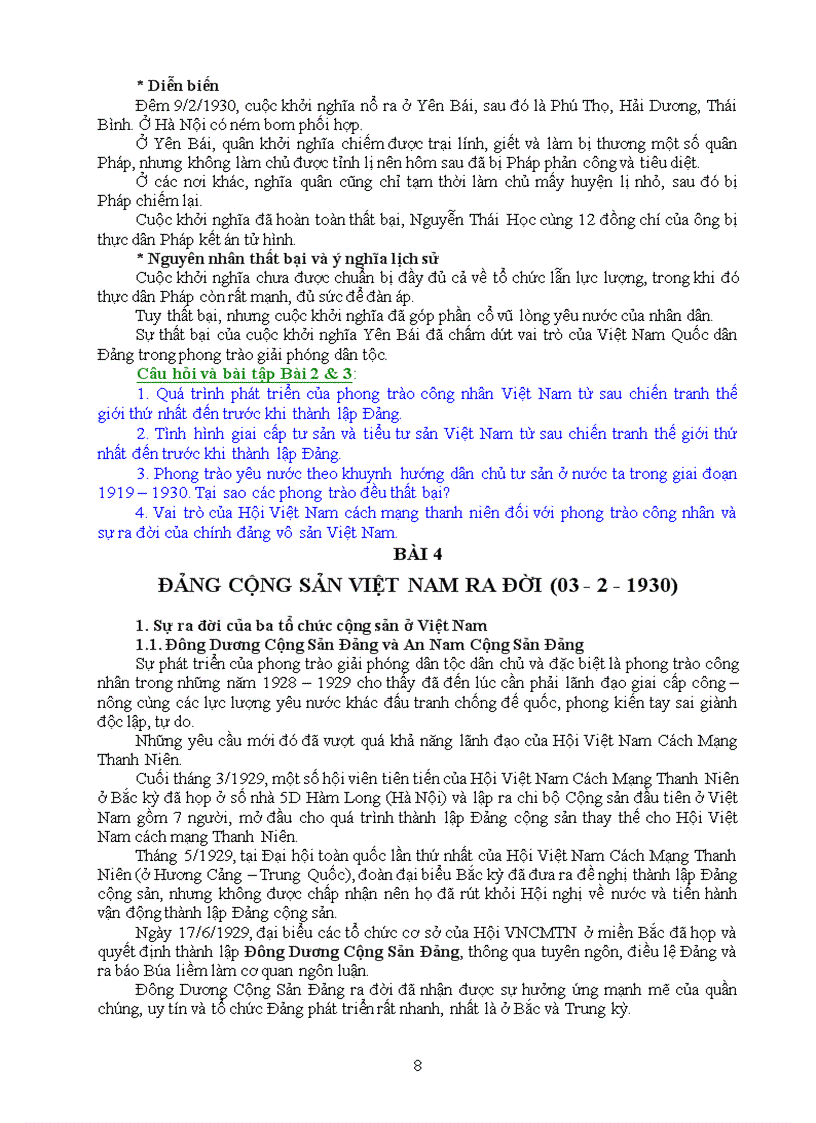 image for page Tài liệu ôn thi TN ĐH môn Lịch sử