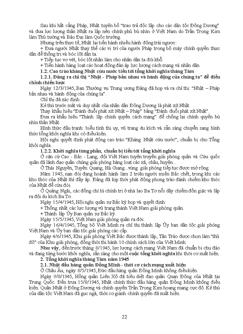 image for page Tài liệu ôn thi TN ĐH môn Lịch sử