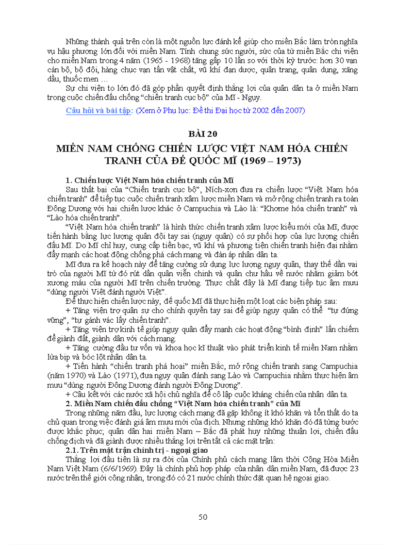 image for page Tài liệu ôn thi TN ĐH môn Lịch sử