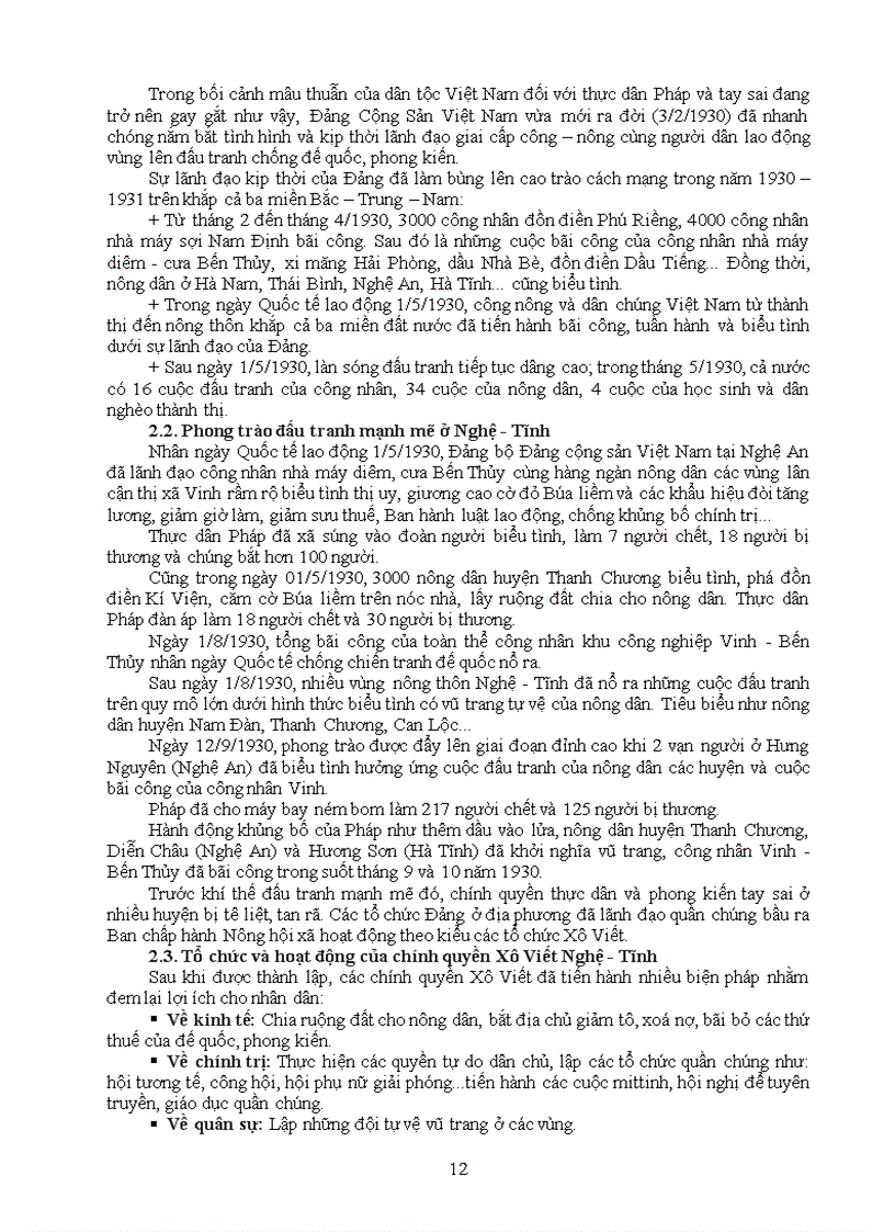 image for page Tai lieu on thi TN môn lịch sử lớp 12 2012