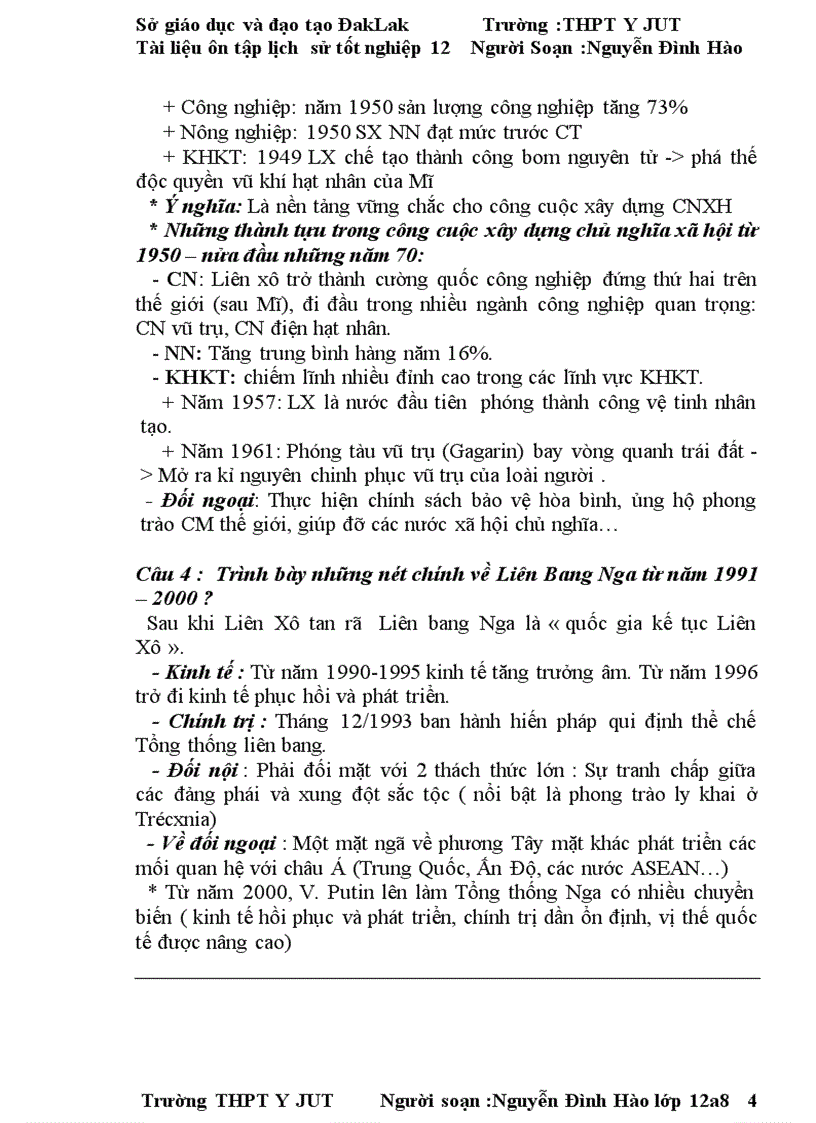 image for page Tài liệu ôn thi tốt nghiệp đạ học n