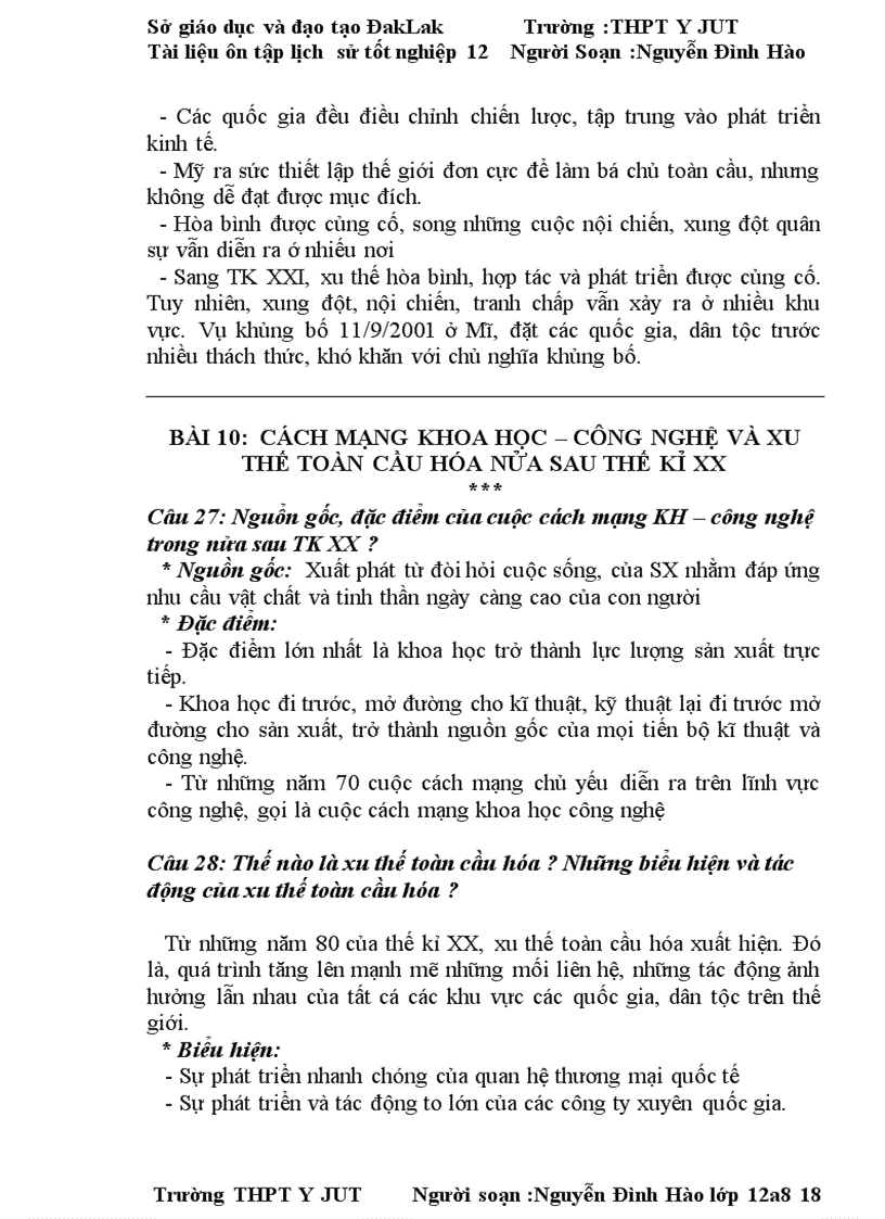 image for page Tài liệu ôn thi tốt nghiệp đạ học n