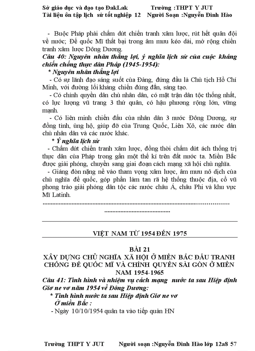 image for page Tài liệu ôn thi tốt nghiệp đạ học n