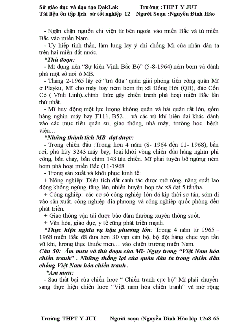 image for page Tài liệu ôn thi tốt nghiệp đạ học n