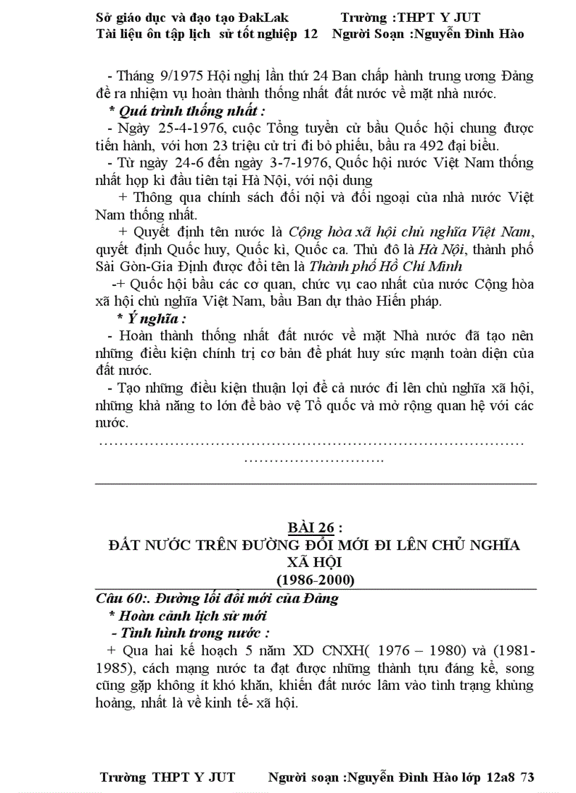 image for page Tài liệu ôn thi tốt nghiệp đạ học n