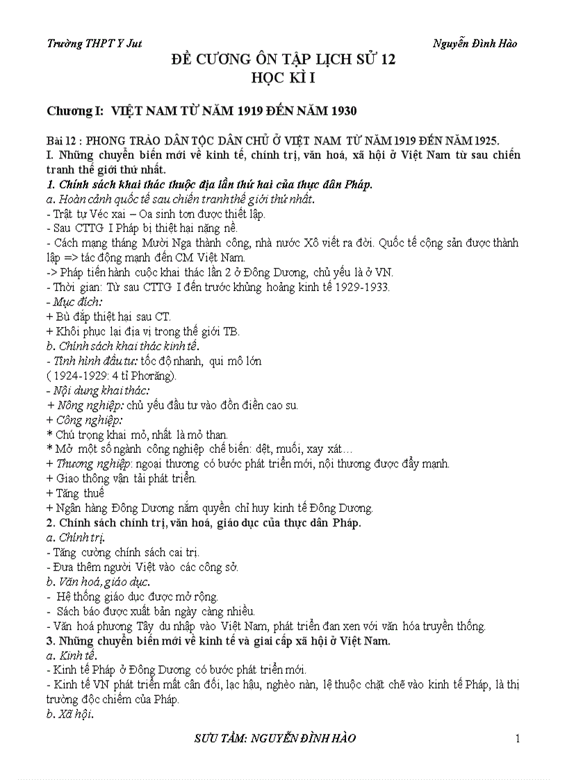 image for page Tài liệu ôn thi tốt nghiệp đại học 12