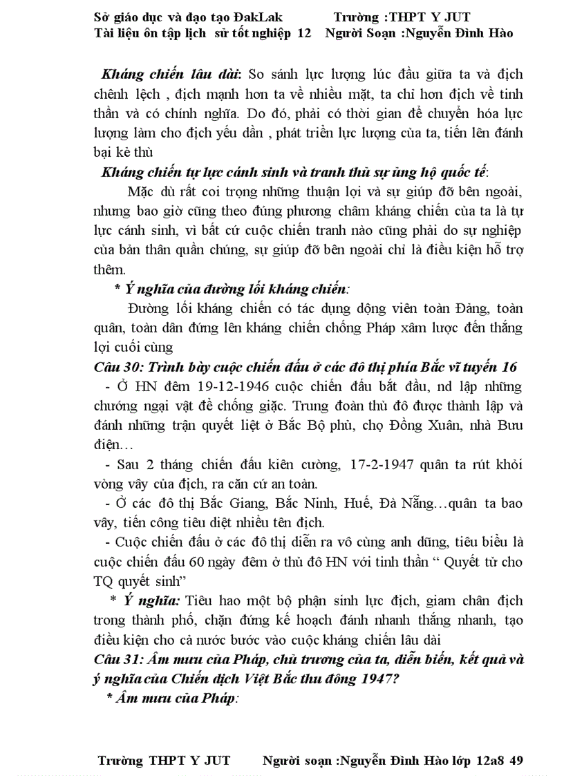 image for page Tài liệu ôn thi tốt nghiệp đại học