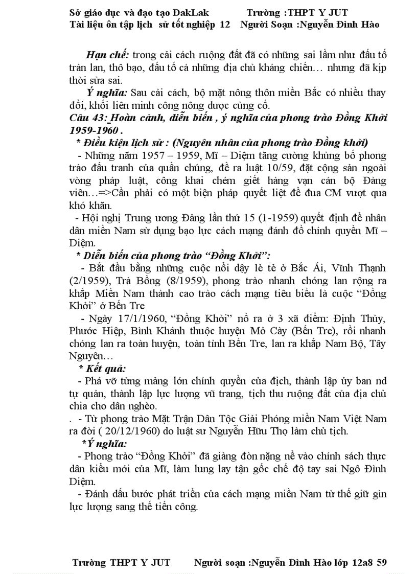 image for page Tài liệu ôn thi tốt nghiệp đại học