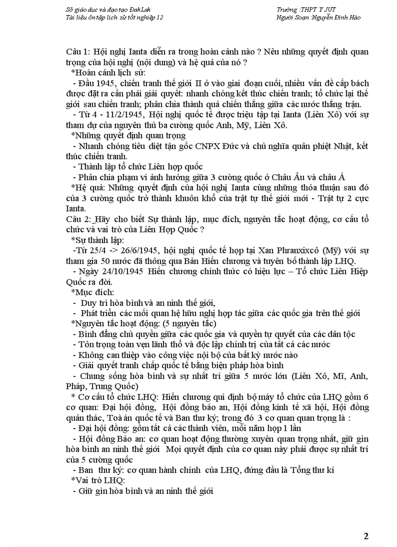 image for page Tai lieu on thi tot nghiep lich su 12