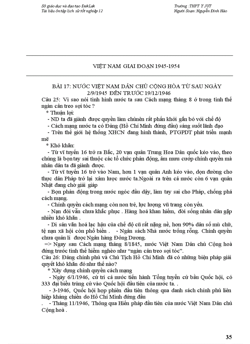 image for page Tai lieu on thi tot nghiep lich su 12