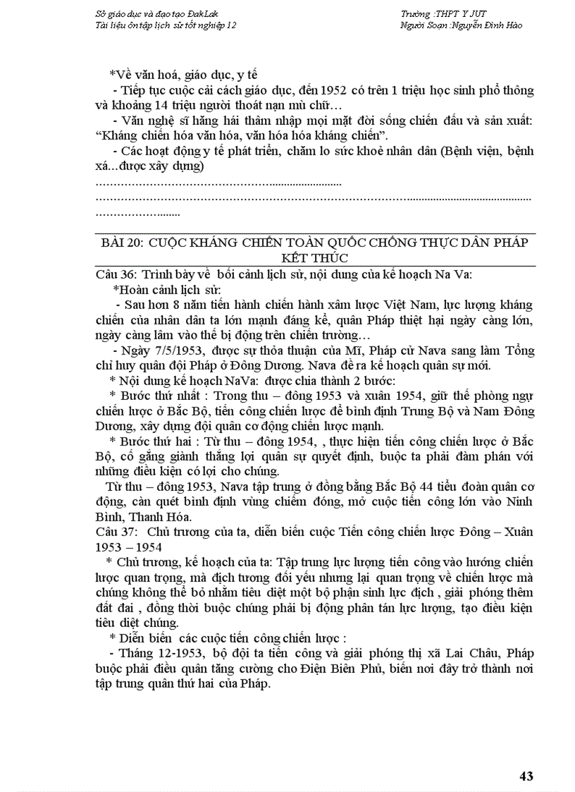 image for page Tai lieu on thi tot nghiep lich su 12