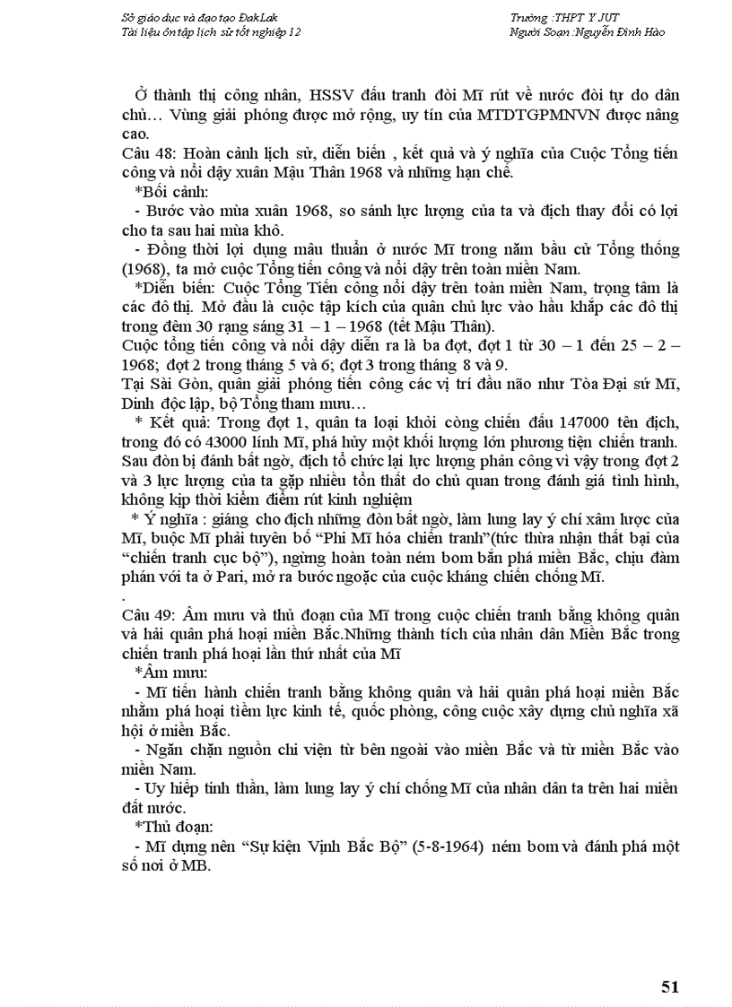 image for page Tai lieu on thi tot nghiep lich su 12