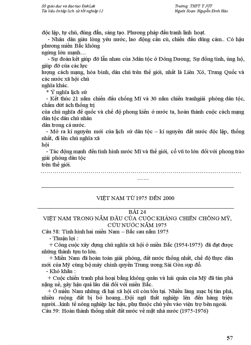 image for page Tai lieu on thi tot nghiep lich su 12