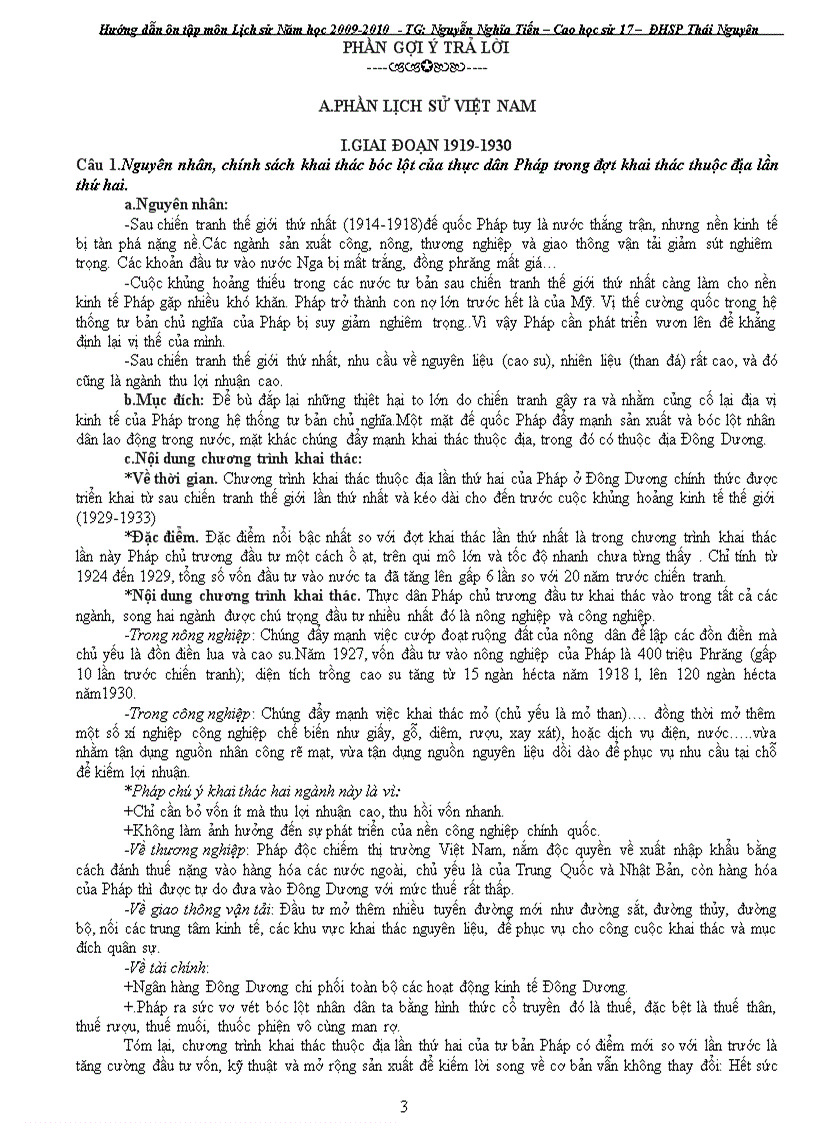 image for page Tài liệu ôn thi tôt nghiệp Lịch sử