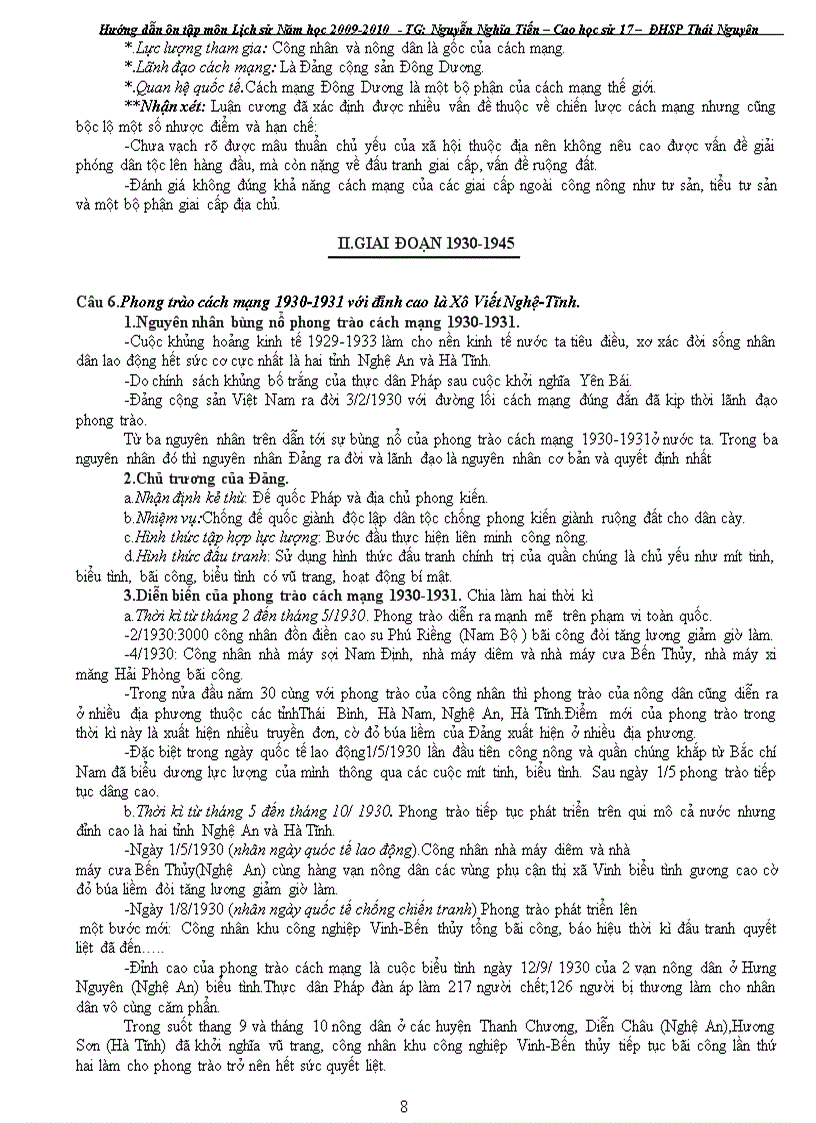 image for page Tài liệu ôn thi tôt nghiệp Lịch sử