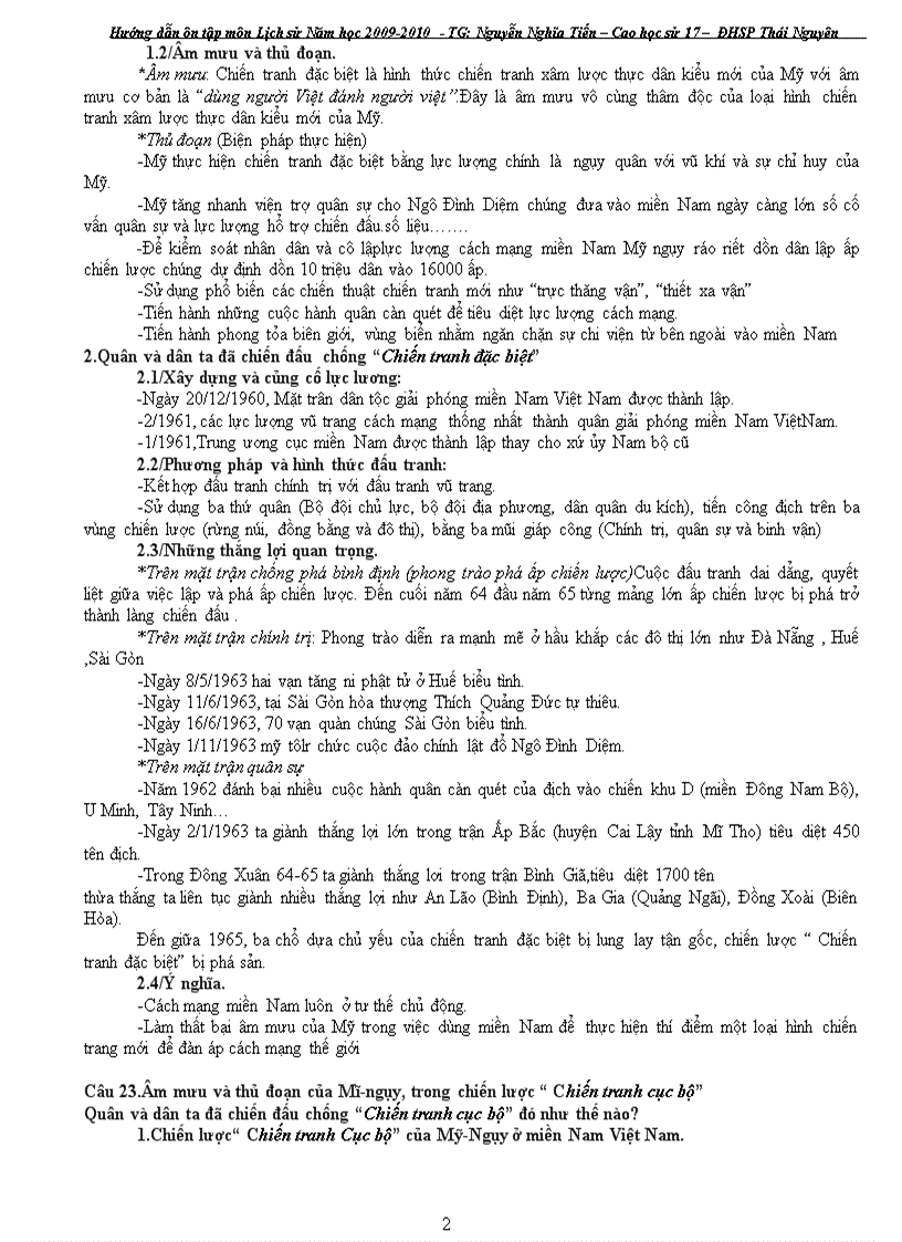 image for page Tài liệu ôn thi tôt nghiệp Lịch sử