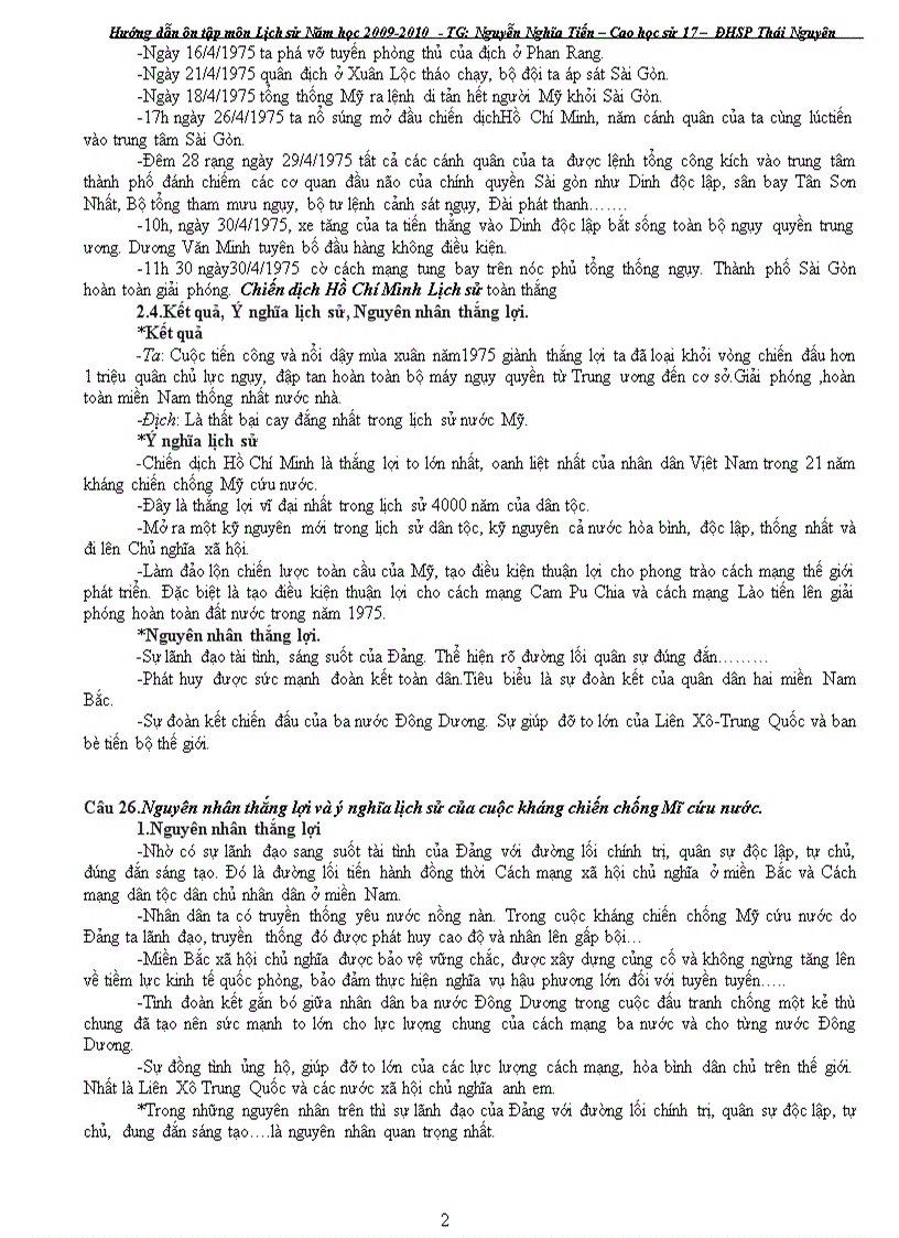 image for page Tài liệu ôn thi tôt nghiệp Lịch sử