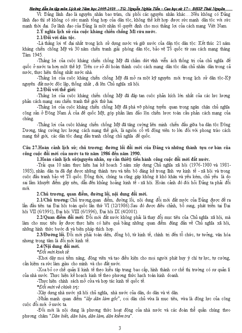 image for page Tài liệu ôn thi tôt nghiệp Lịch sử