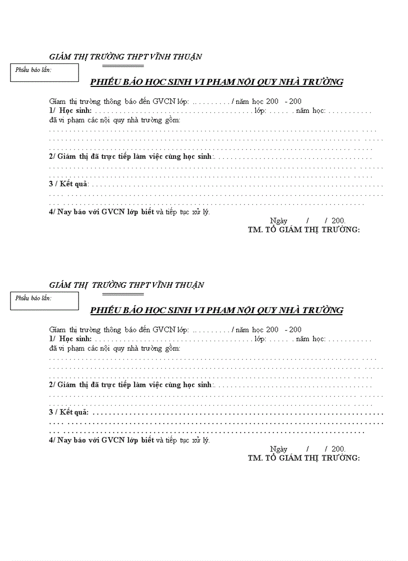 image for page Thông báo HS