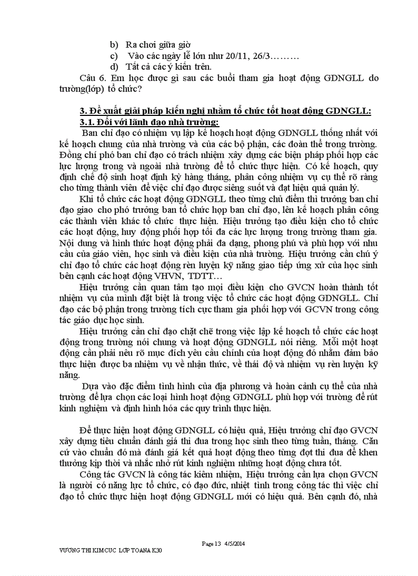 image for page Tim hieu to chuc hoat dong gdngll o truong thcs tam hung