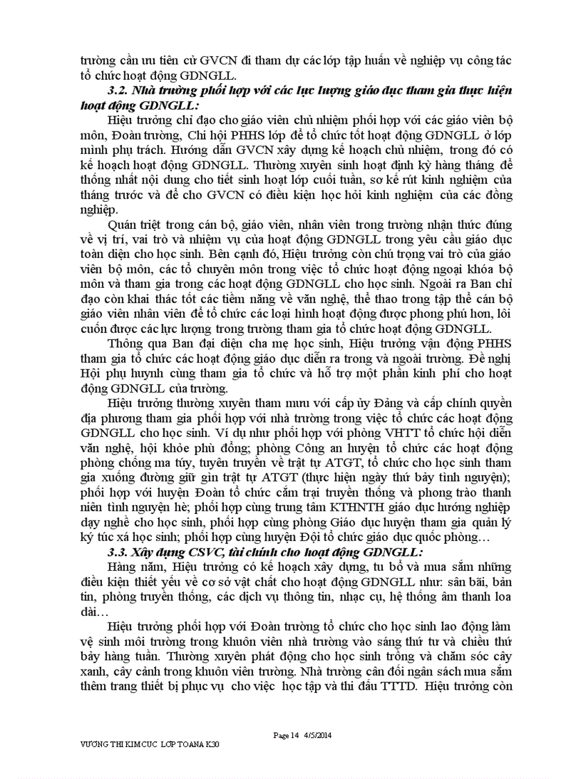 image for page Tim hieu to chuc hoat dong gdngll o truong thcs tam hung