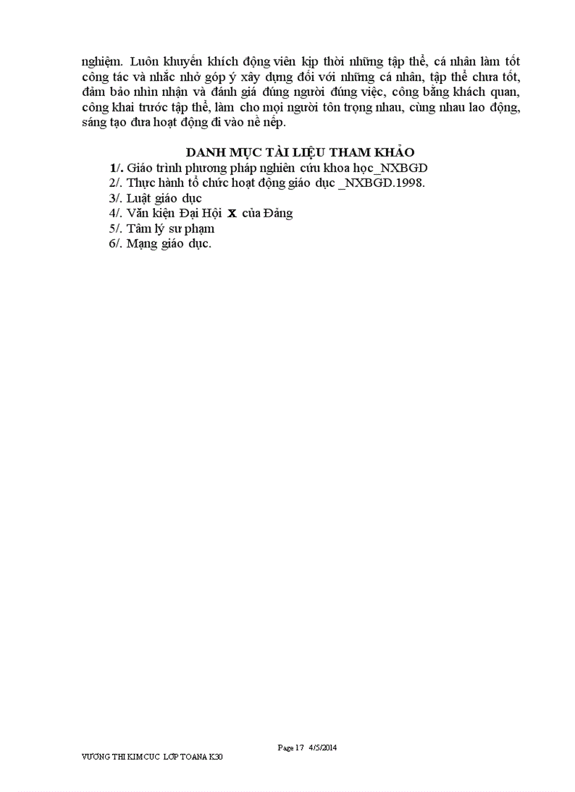 image for page Tim hieu to chuc hoat dong gdngll o truong thcs tam hung