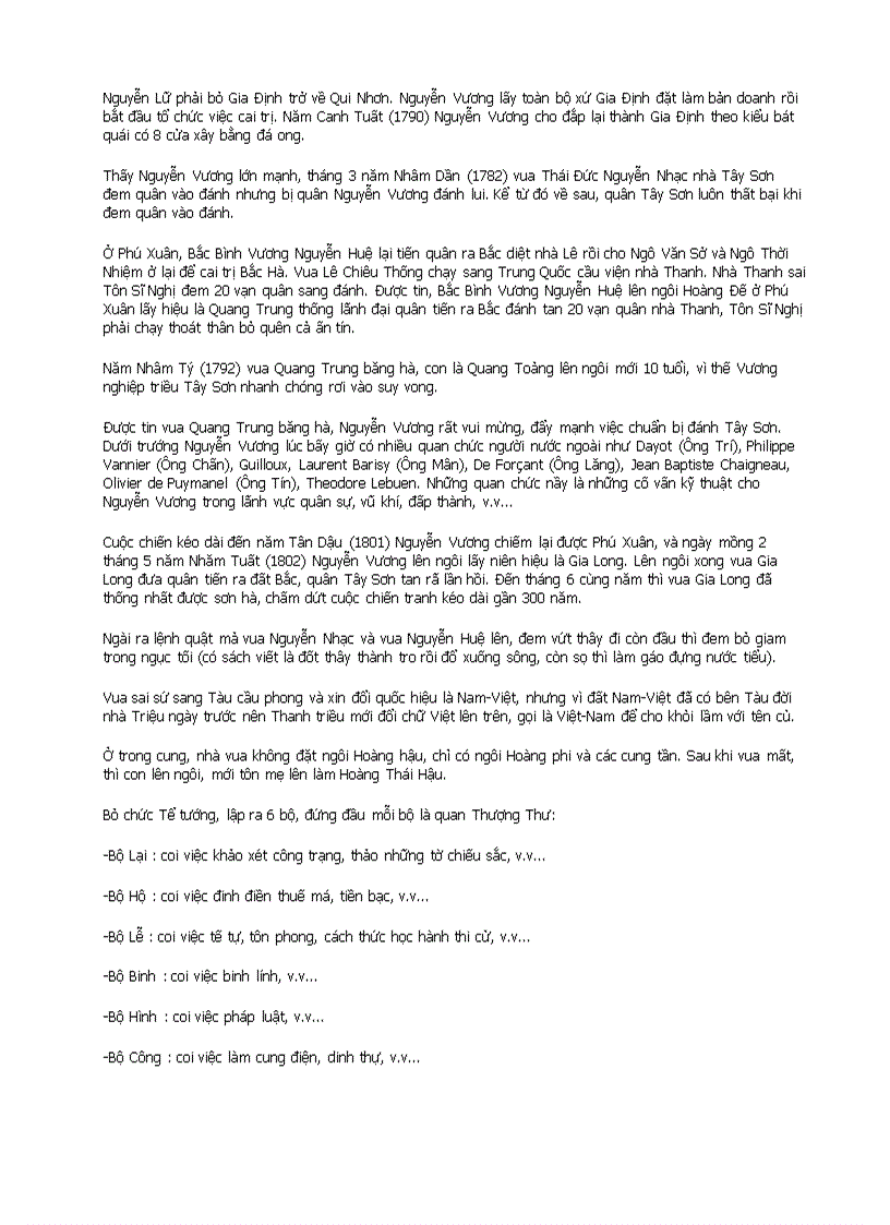image for page Tóm tắt lịch sử triều Nguyễn