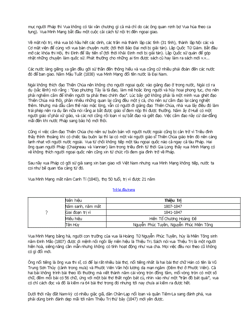 image for page Tóm tắt lịch sử triều Nguyễn