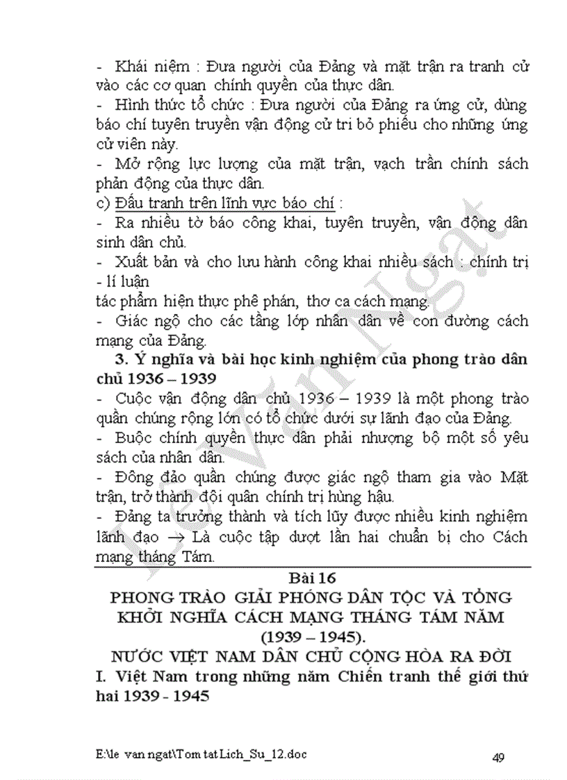 image for page Tóm tắt LS 12