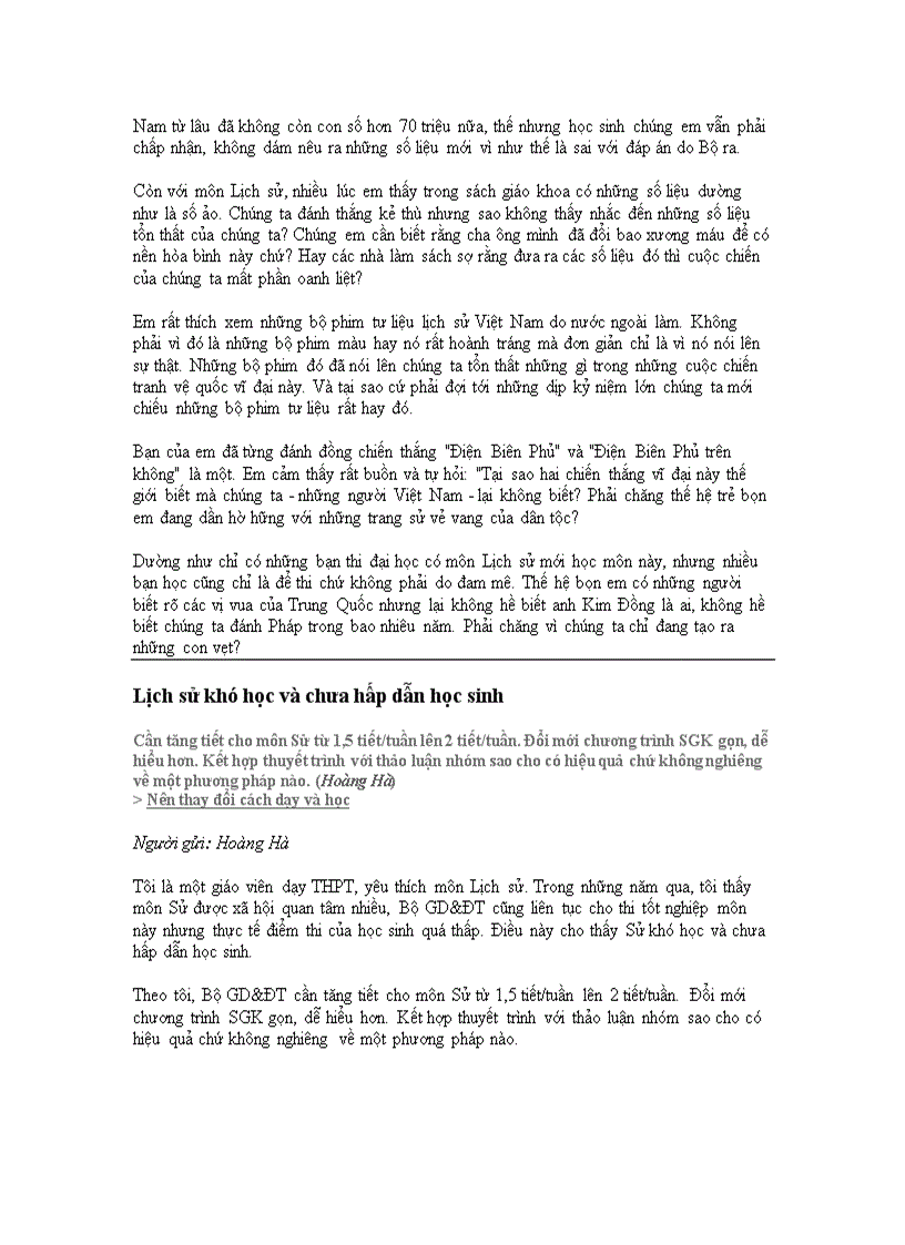 image for page Tổng hợp những bài bình luận về D H lịch sử baba