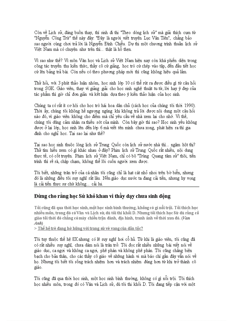 image for page Tổng hợp những bài bình luận về D H lịch sử baba