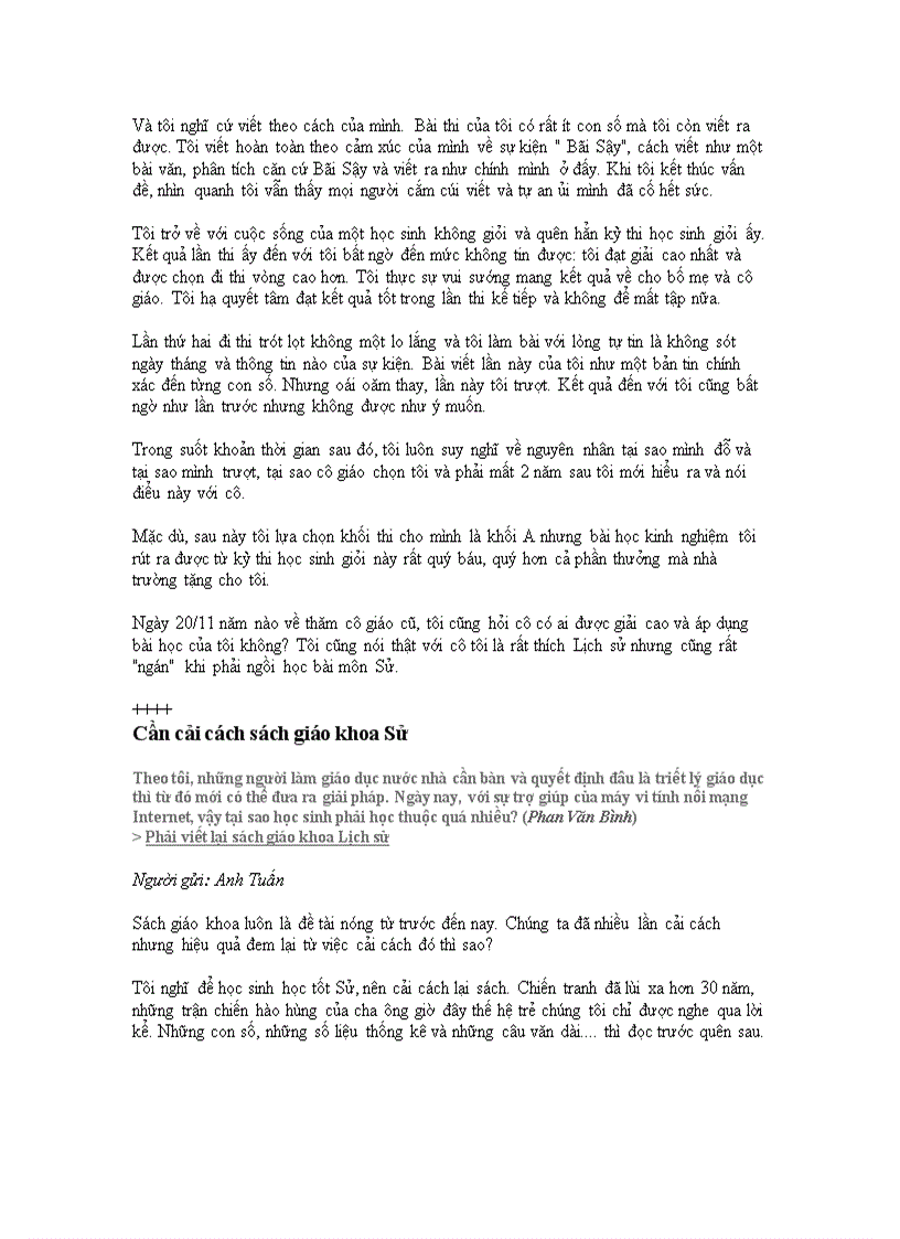 image for page Tổng hợp những bài bình luận về D H lịch sử baba