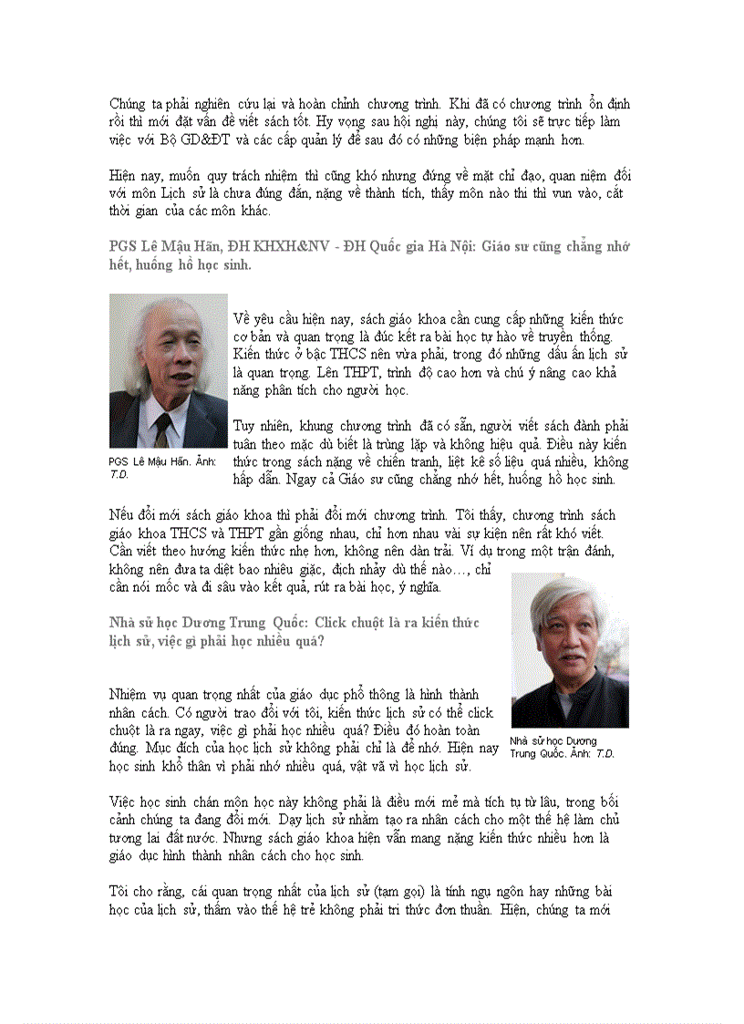 image for page Tổng hợp những bài bình luận về D H lịch sử baba