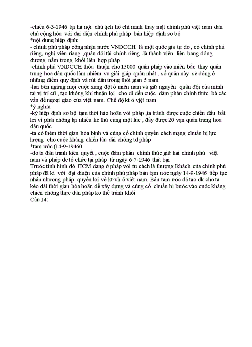 image for page Tra loi 1 so cau hoi hk1