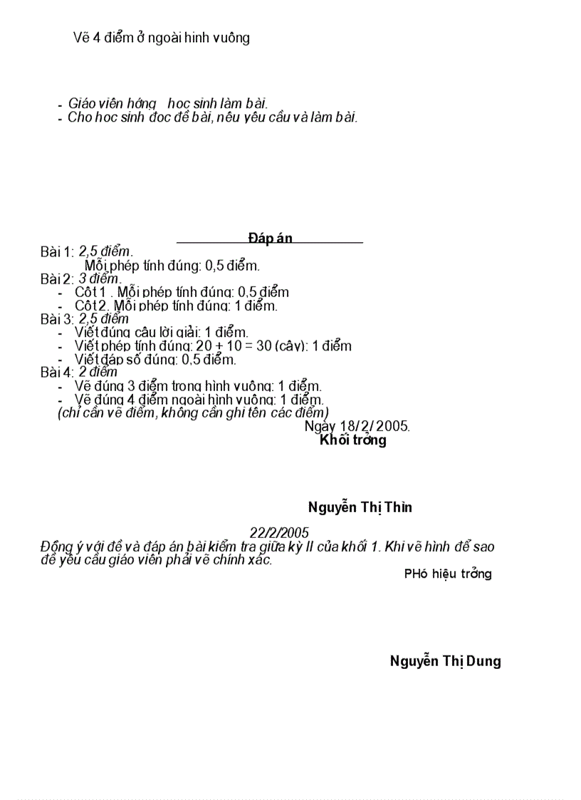 image for page Bài kiểm tra cuối kì I lớp 1 chuẩn không chỉnh