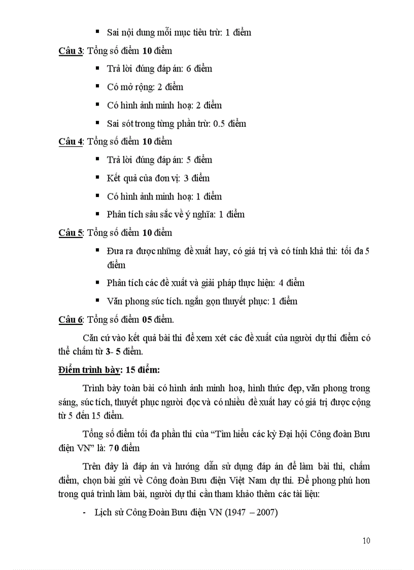 image for page Bài Thi Công Đoàn Bưu Điện Việt Nam