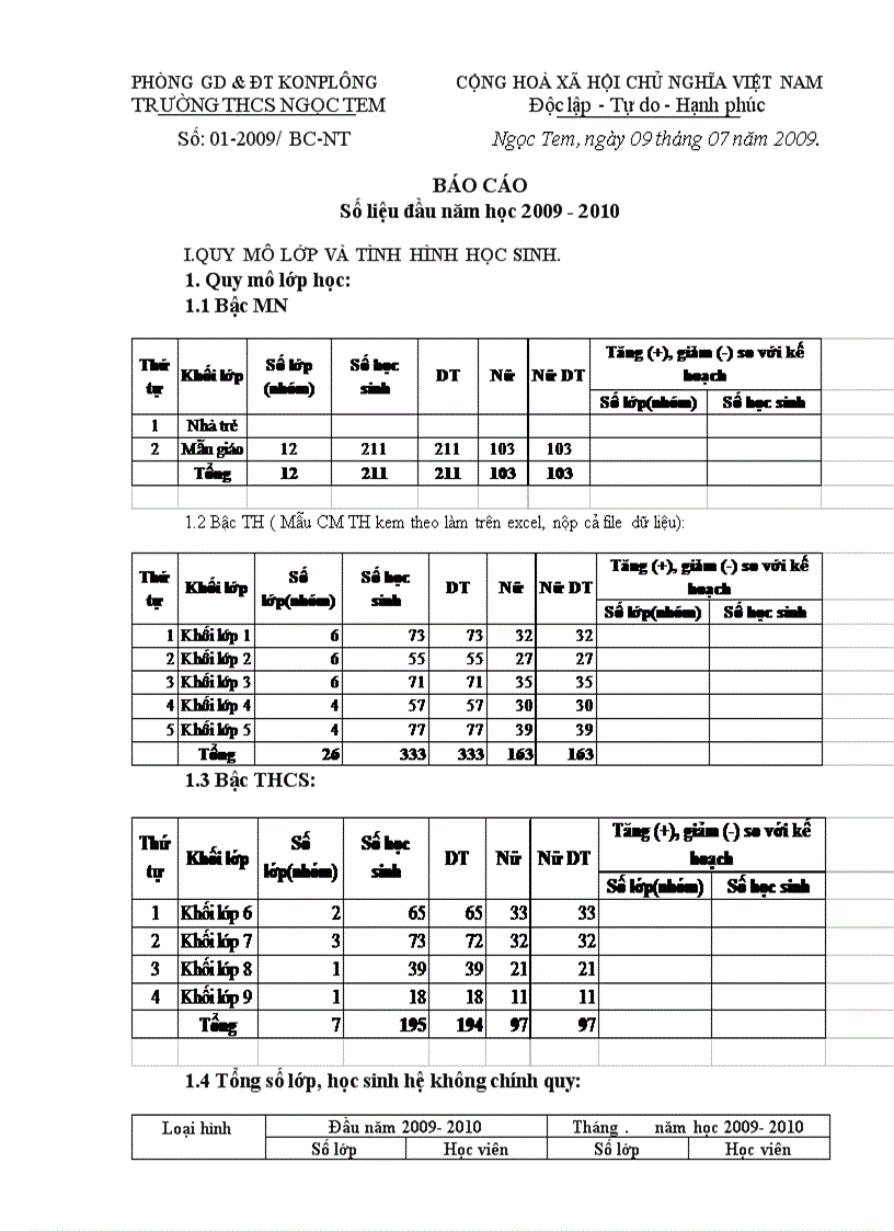 image for page Bao cao dau nam