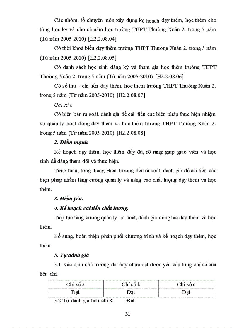 image for page Báo cáo tự đánh giá dự thảo