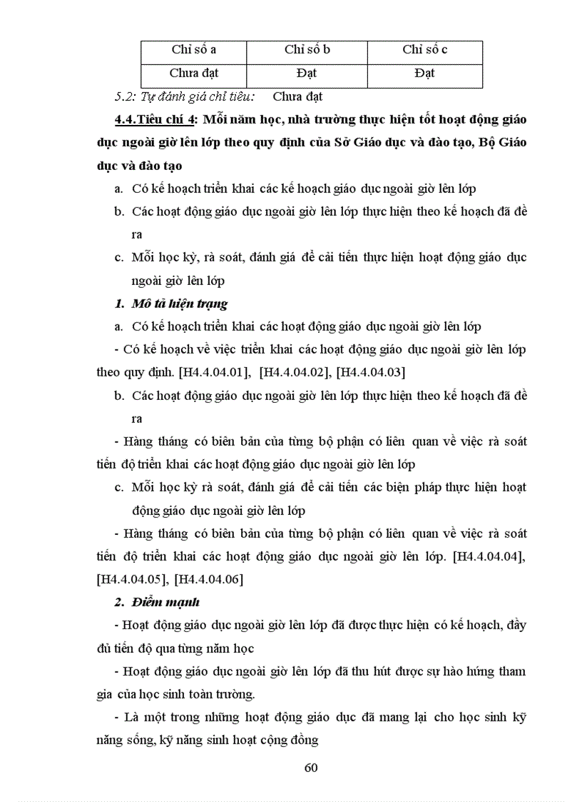 image for page Báo cáo tự đánh giá dự thảo