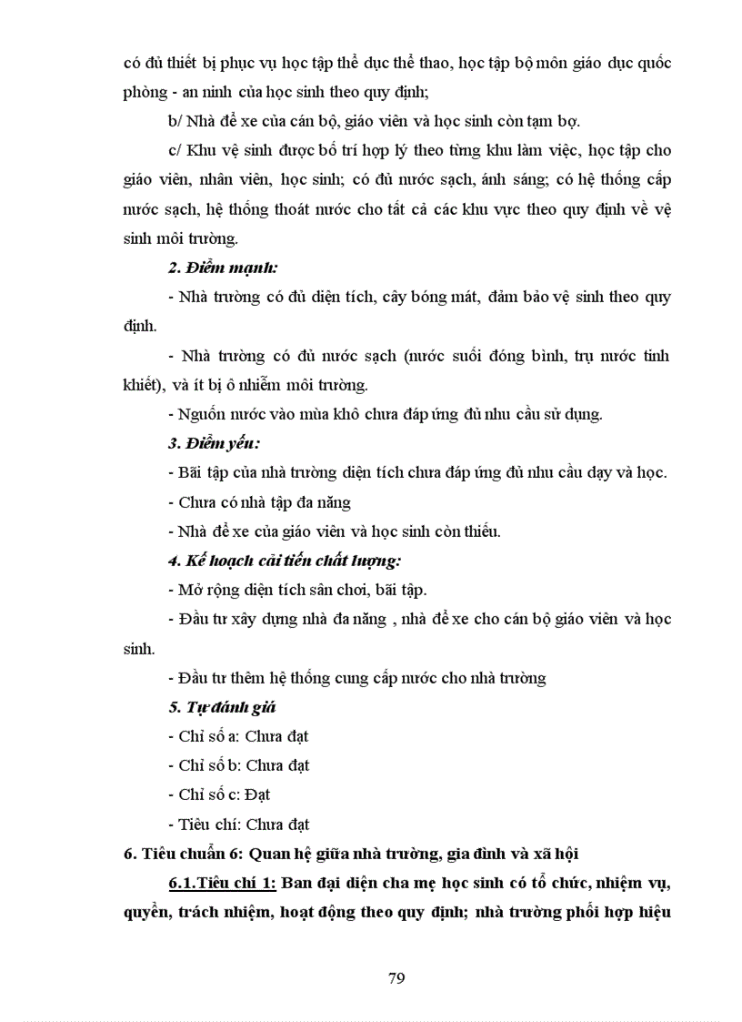 image for page Báo cáo tự đánh giá dự thảo